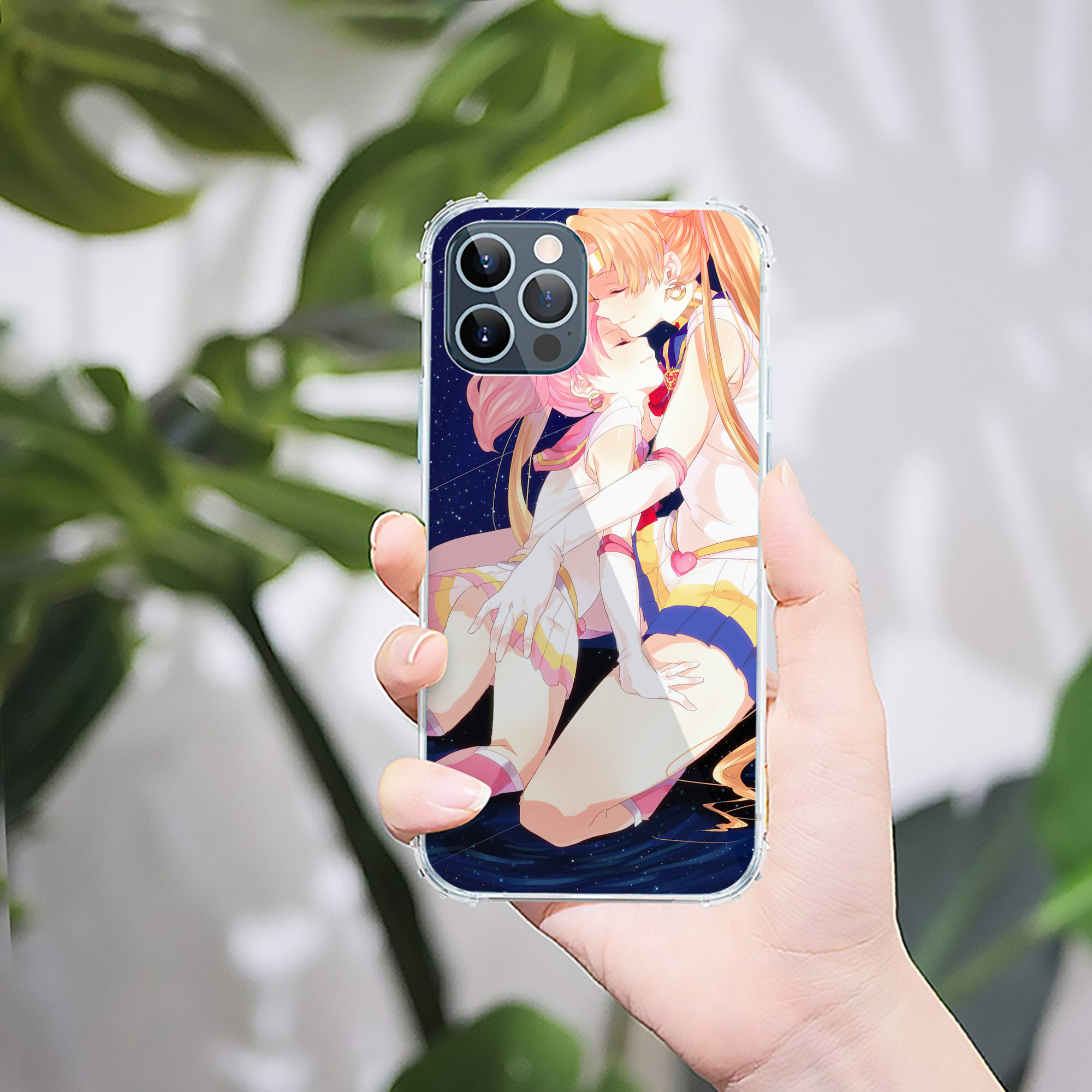 （画像用） 美少女戦士セーラームーン Sailor Moon 【iPhone 12シリーズ対応】透明スマホケース（クリアソフトケース）